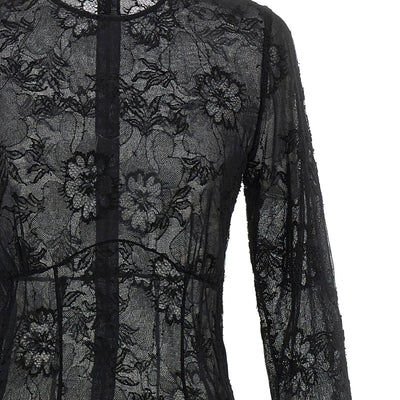 Alessandra Rich Lace Bustier Dress