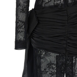 Alessandra Rich Lace Bustier Dress
