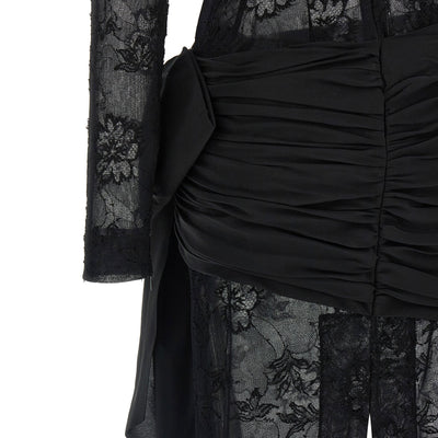 Alessandra Rich Lace Bustier Dress