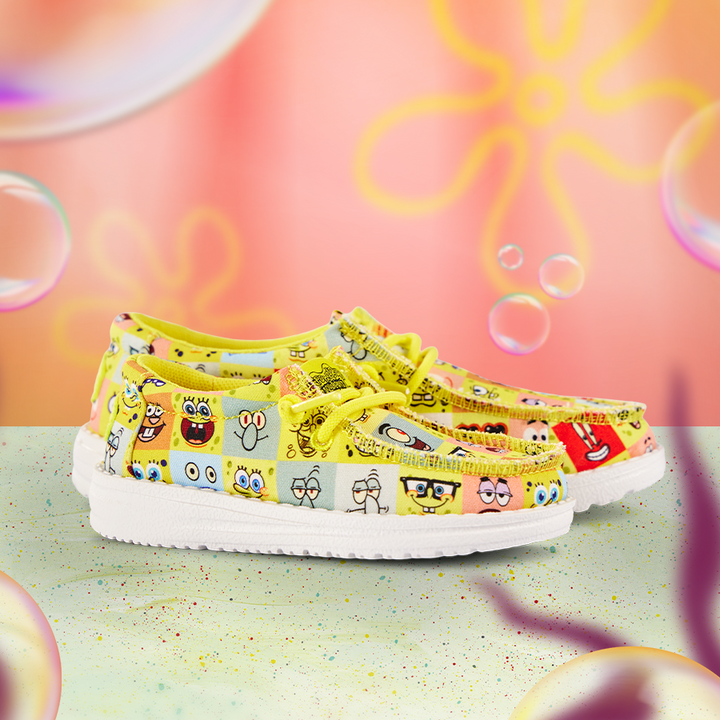 Wally Youth SpongeBob Faces - Cyber Yellow/Multi