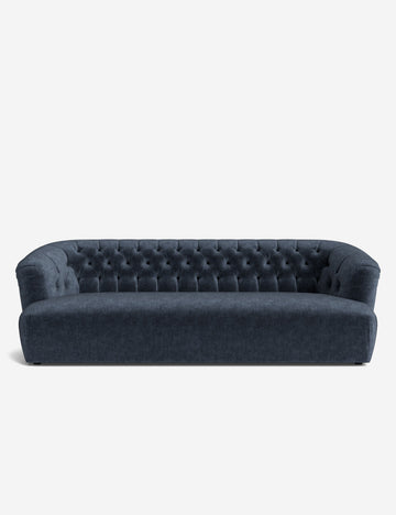Indigo Performance Striated Velvet