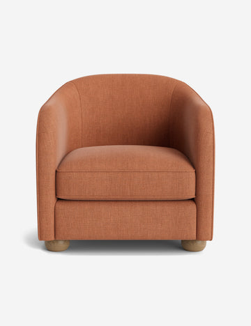 Terracotta Linen Weave