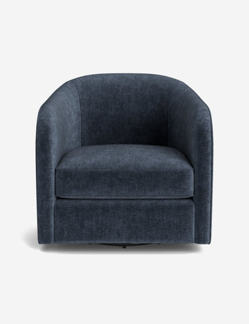 Indigo Performance Striated Velvet