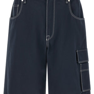 Fendi Bermuda Cargo Canvas Shorts