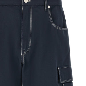 Fendi Bermuda Cargo Canvas Shorts