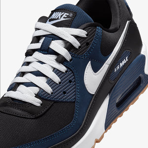 Nike | AIR MAX 90  { MIDNIGHT NAVY/WHITE-BLACK-GUM MED BROWN