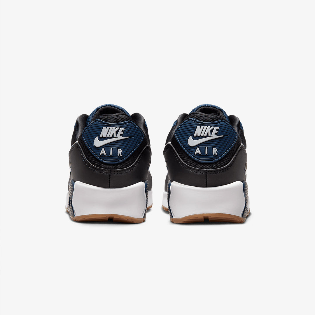 Nike | AIR MAX 90  { MIDNIGHT NAVY/WHITE-BLACK-GUM MED BROWN