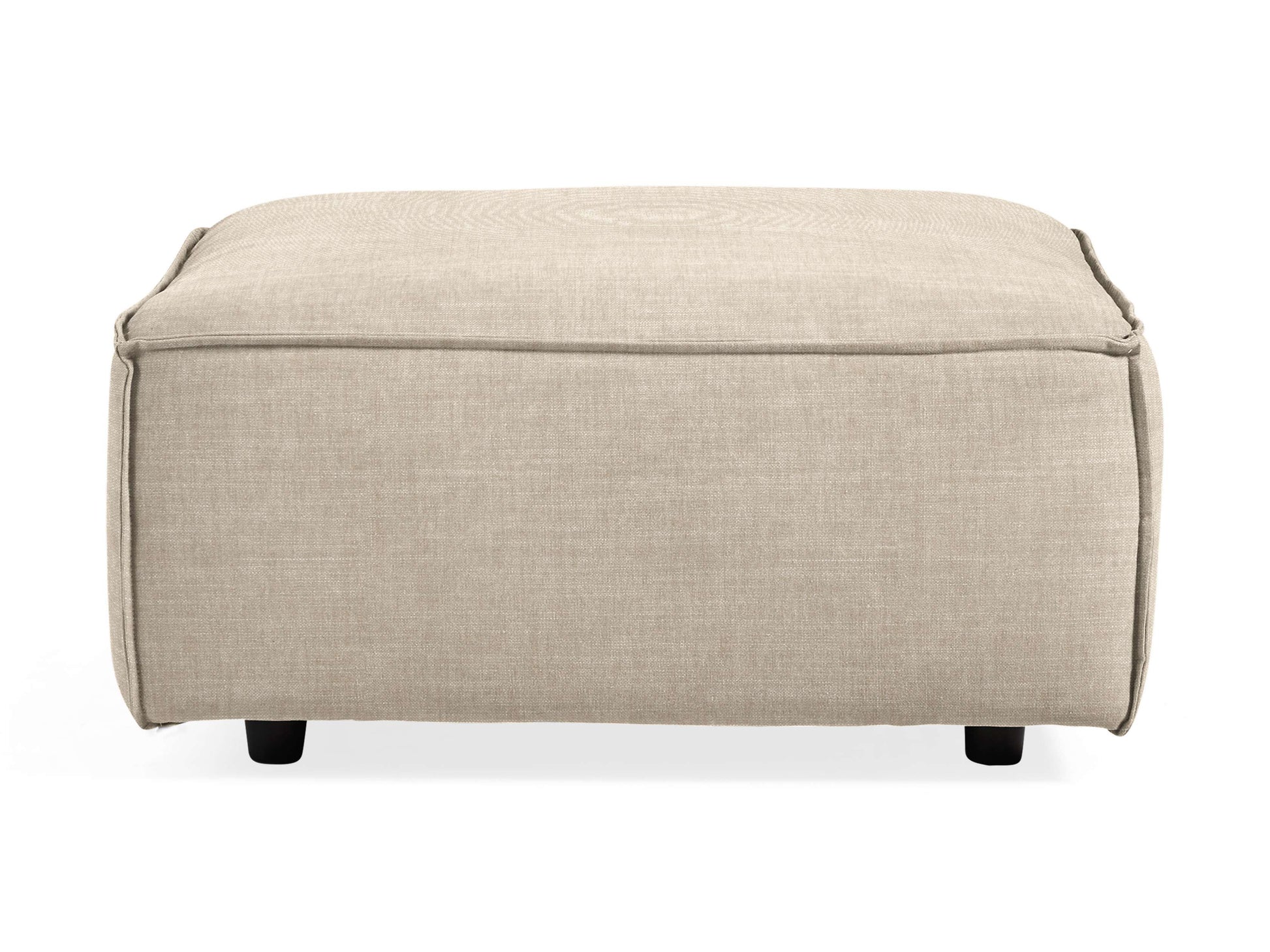 Coburn Ottoman in Capricorn Grey