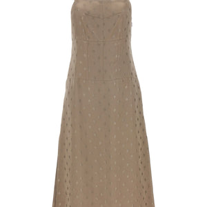 Fendi Satin Midi Dress