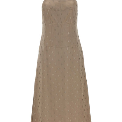 Fendi Satin Midi Dress
