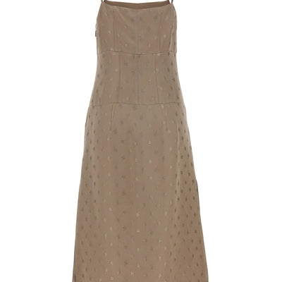 Fendi Satin Midi Dress