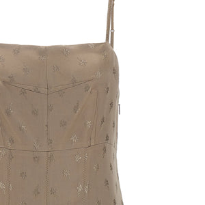 Fendi Satin Midi Dress
