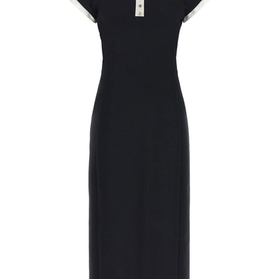 Thom Browne Polo Dress With Intarsia And Rwb Detail