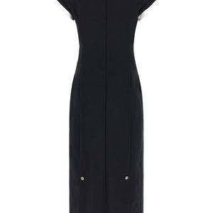 Thom Browne Polo Dress With Intarsia And Rwb Detail