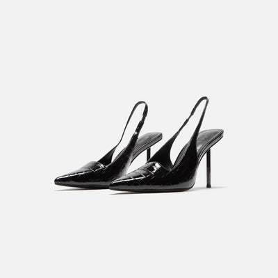 Femme LA G63 Slingback - Exotic Noir