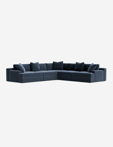 Blue Modern Velvet