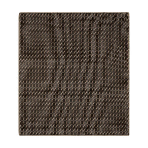 Fendi Cotton and Cashmere Baby Brown Blanket