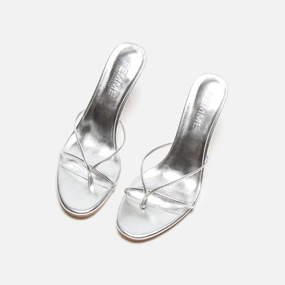 Femme LA Sicilian Slipper - Platinum