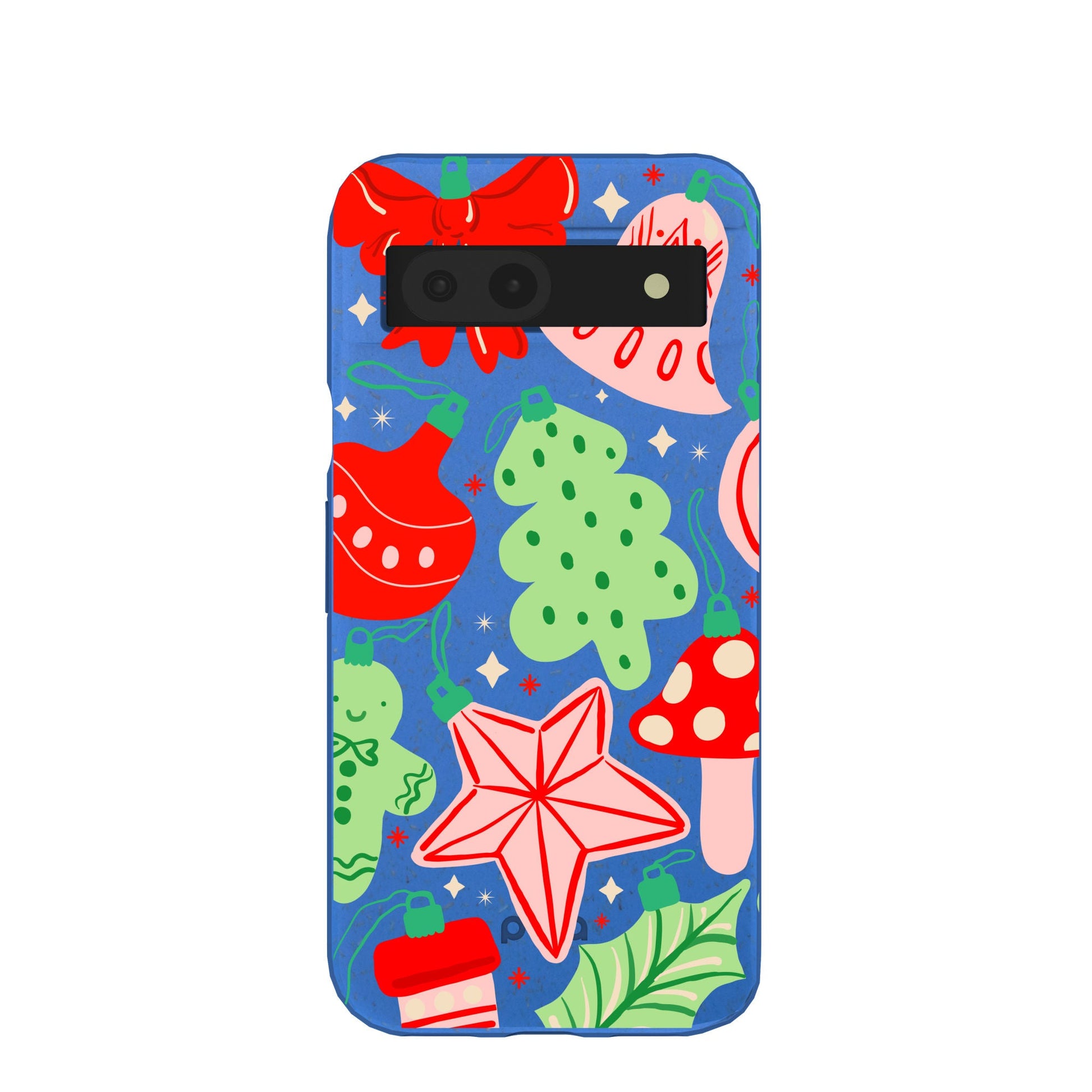 Electric Blue Festive Flair Google Pixel 8a Case