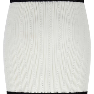Balmain Two-tone Miniskirt