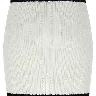 Balmain Two-tone Miniskirt