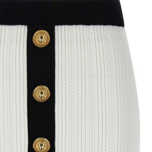 Balmain Two-tone Miniskirt