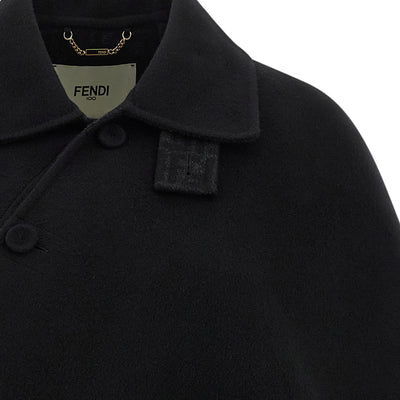 Fendi Double Wool Cape
