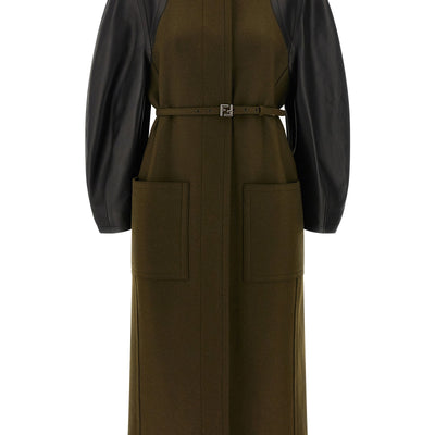 Fendi Wool Felt Coat
