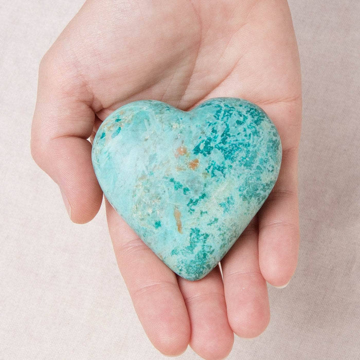 Natural Peruvian Turquoise Hearts  - AAA Premium Quality