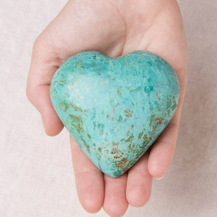 Natural Peruvian Turquoise Hearts  - AAA Premium Quality