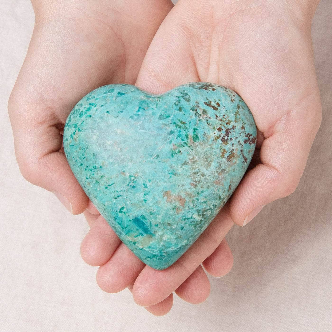 Natural Peruvian Turquoise Hearts  - AAA Premium Quality