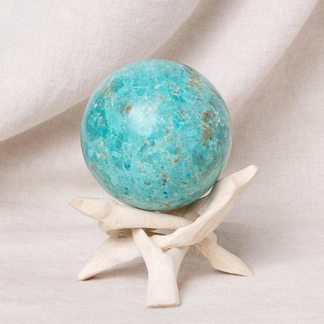 Natural Peruvian Turquoise Sphere - AAA Premium Quality