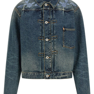 Kenzo Floral Embroidery Denim Jacket