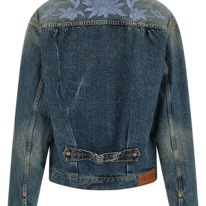 Kenzo Floral Embroidery Denim Jacket