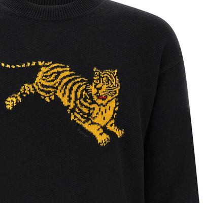 Kenzo Jumping Tiger Intarsia Sweater