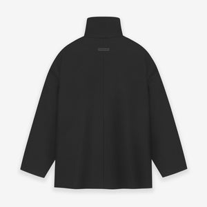 Wool Silk High Neck Jacket