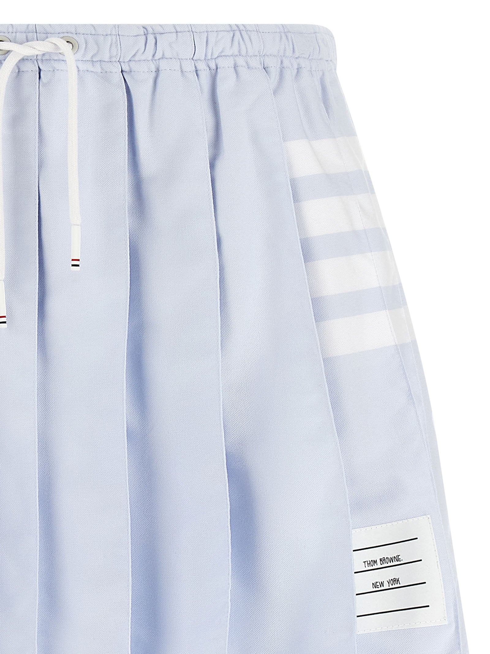 Thom Browne 4-bar Oxford Pleated Skirt