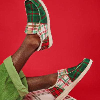 Wally Tri Tartan Plaid - Green/White/Red