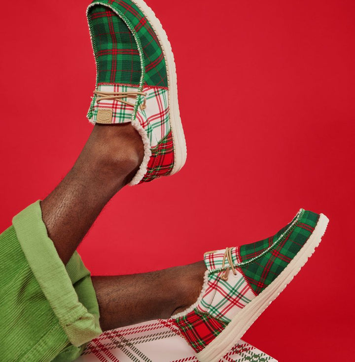 Wally Tri Tartan Plaid - Green/White/Red