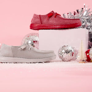 Wendy Funk Mono Sparkle - Holiday Red