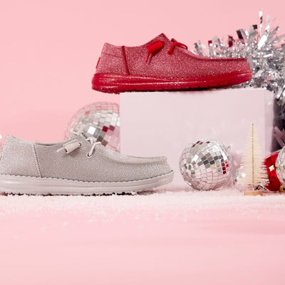 Wendy Funk Mono Sparkle - Holiday Red