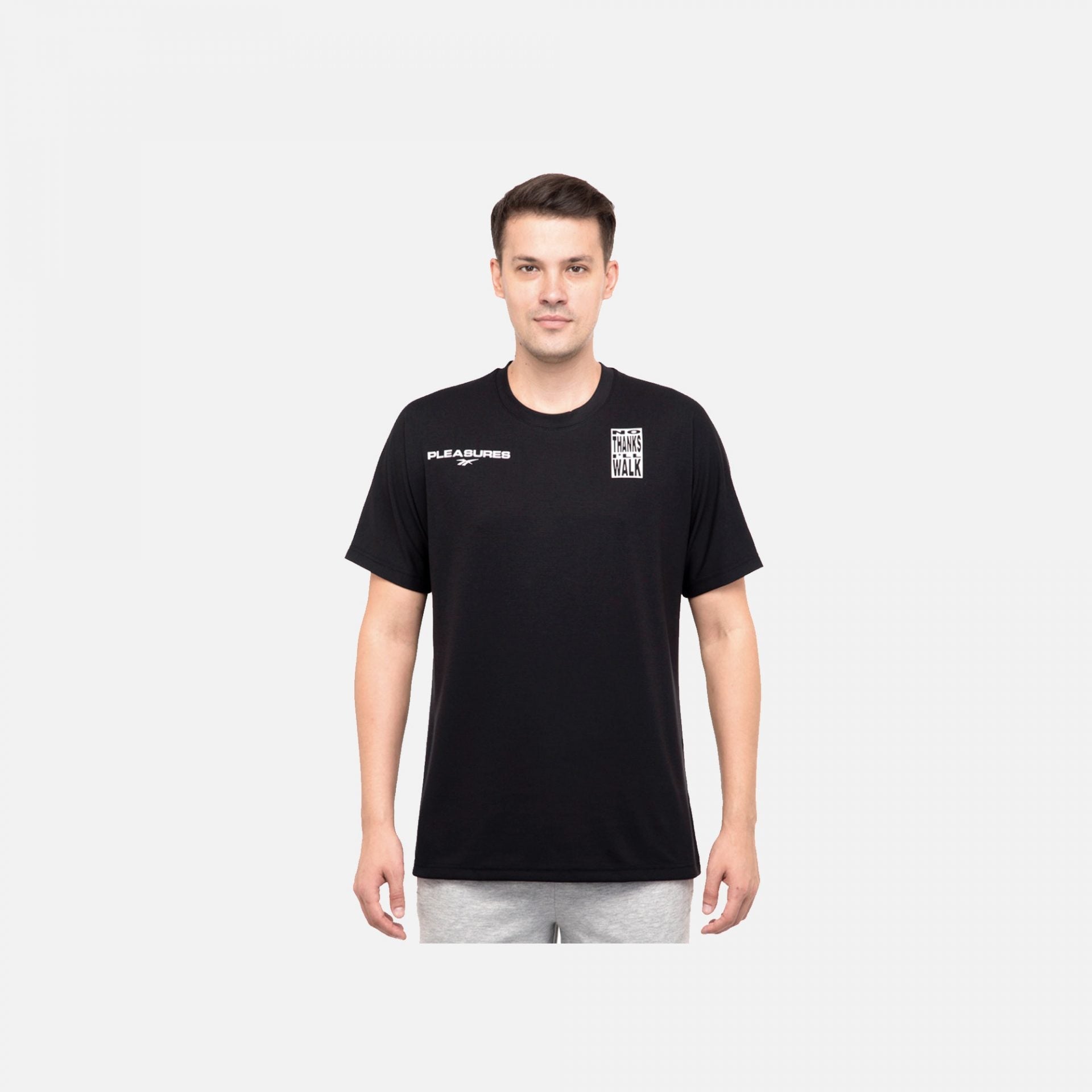 Reebok | PLEASURES T-SHIRT BLACK