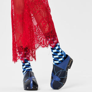 Happy Socks Unisex Filled Optic Crew Length Socks for Women and Men