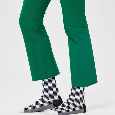 Happy Socks Unisex Filled Optic Style Crew Length Socks for Women and Men