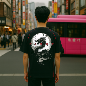 The First Dragon - Oversized T-Shirt (BlacK)