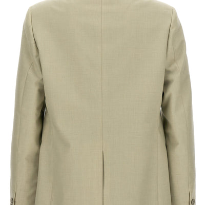 Fendi Single-breasted Wool Blazer