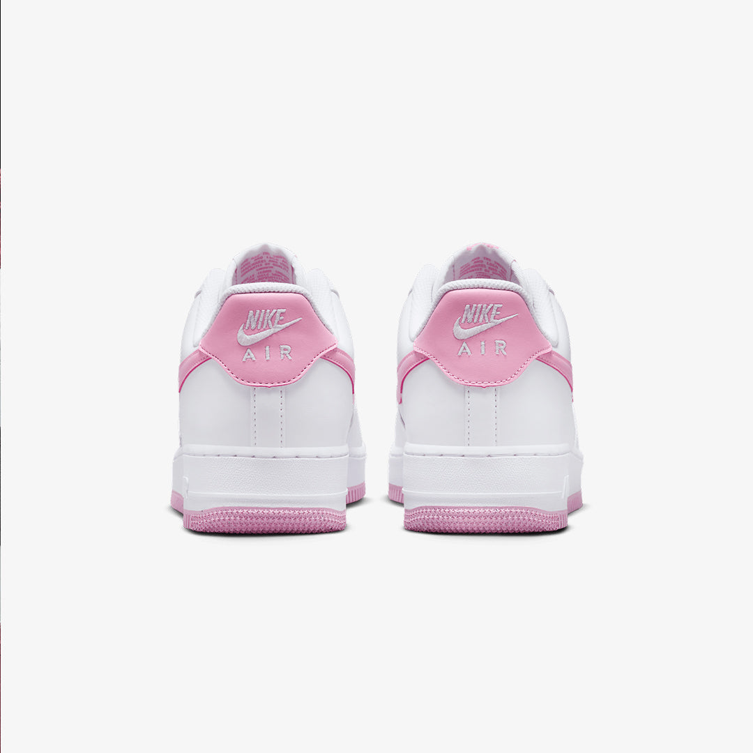 Nike | AIR FORCE 1 '07 { WHITE/PINK RISE-WHITE