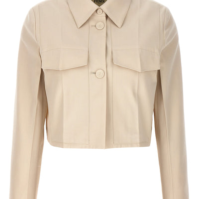 Fendi Tailored Crop Jacket