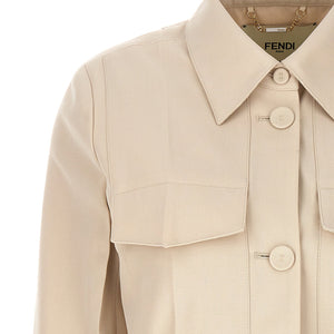 Fendi Tailored Crop Jacket