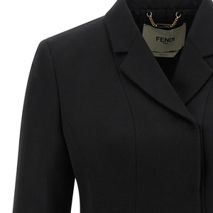 Fendi Grain De Poudre Blazer